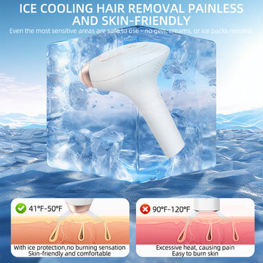 FreezeGlow IPL Hair Removal Device